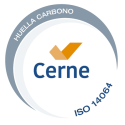 Sello de certificacion Calidad ISO 14064 compensación Huella de Carbono